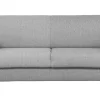 Canapé Convertible 3 Places En Tissu Gris Clair Et Bois Clair Avec Matelas L140 Cm 12 Cm GRAHAM achetez pas cher 22